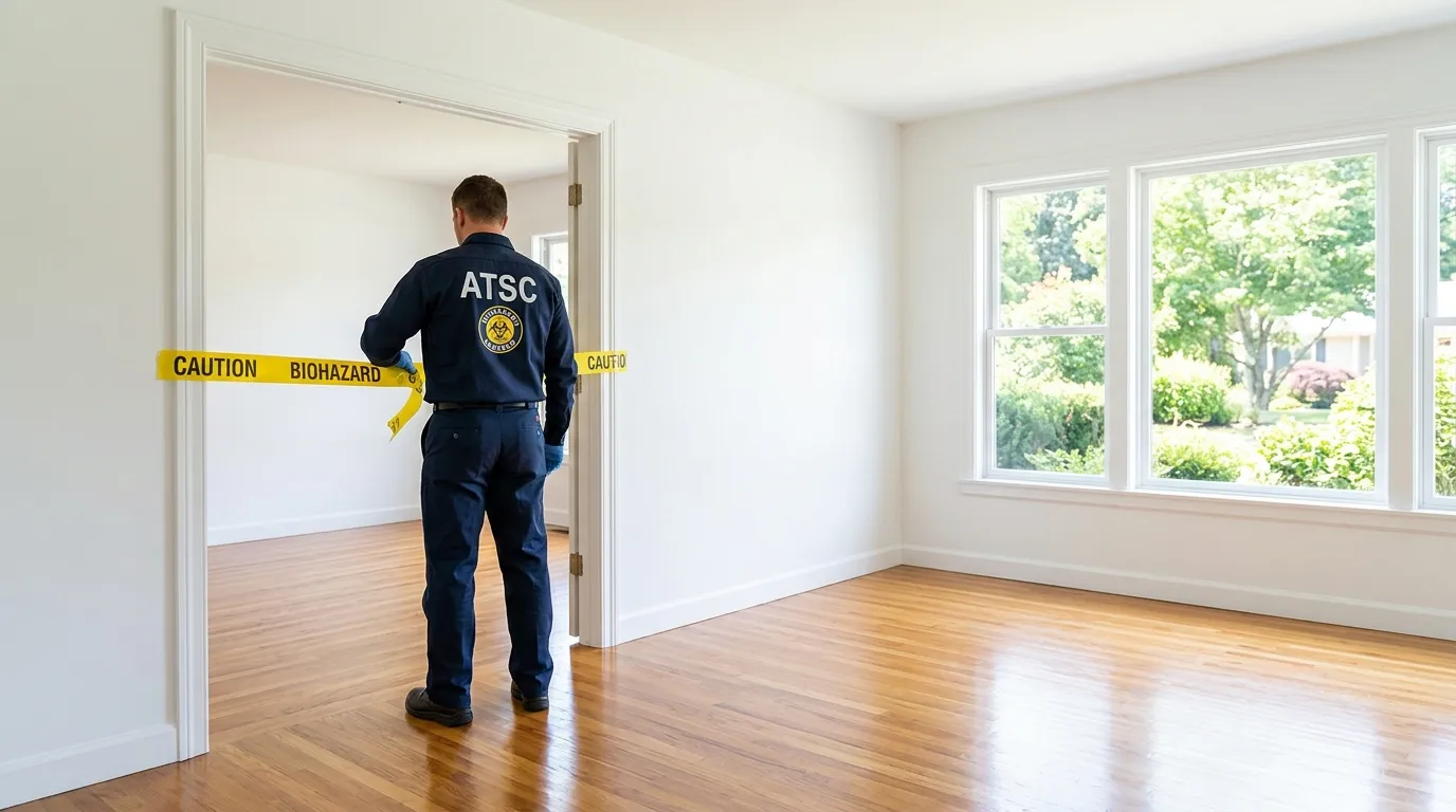Certified biohazard cleanup crew performing Crime Scene Cleanup in Maryville